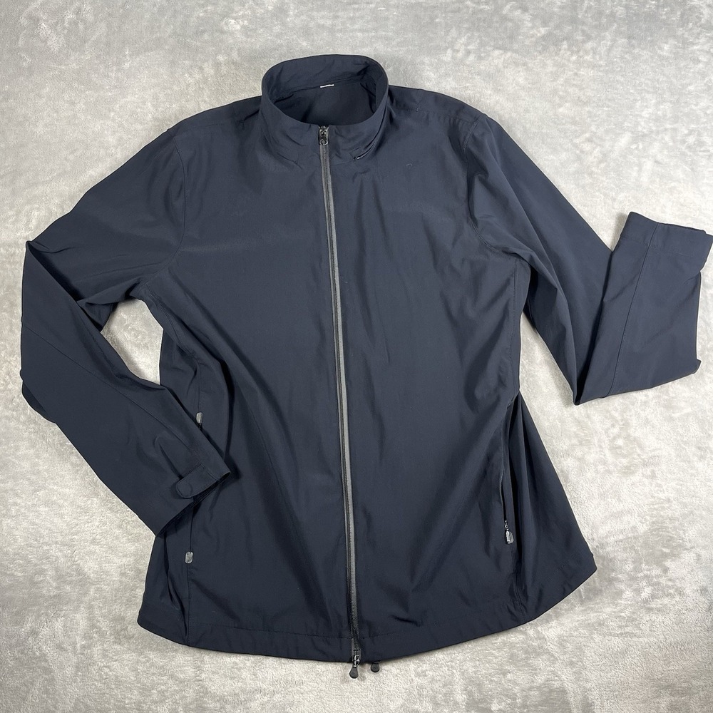 Vimmia Activewear Jacket Mens XL‎ Black Long Sleeve Made USA Athleisure Running